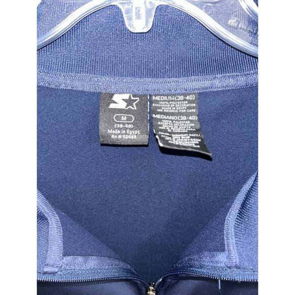 Starter Vintage Y2K Men’s Tracksuit Top Jacket Navy Blue Size Medium - Picture 6 of 6